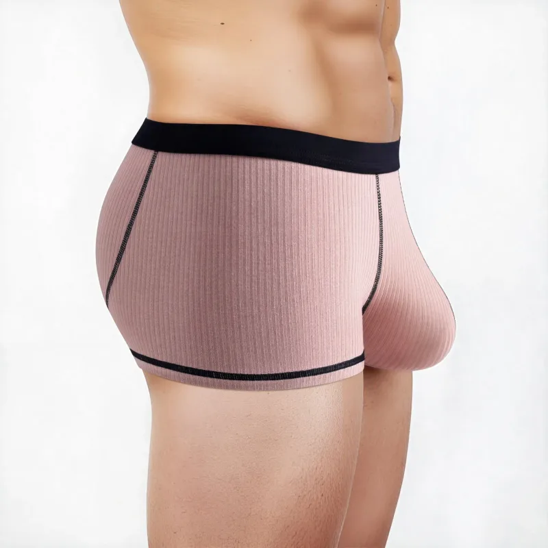 Panlalaking damit na panloob na may malaking scrotal pocket at malaking stretch flat-leg pants