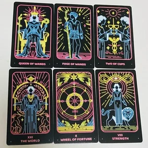 Simple Modern Minimalist Tarot cards A 78 deck Divination Fate English Edition Oracle Board Playing Table Games For Party