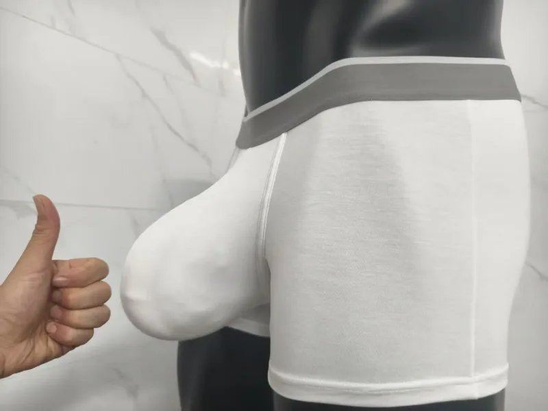 Premium Erkekler Modal Boxer Külot Büyük Kese Iç Çamaşırı Ekstra Büyük Çıkıntı Artırıcı Nefes Soğutma Hafif Erkek Boksörler Külot