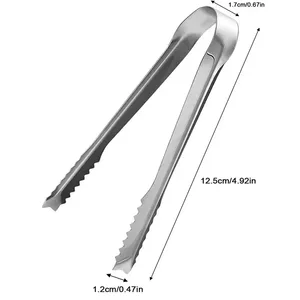 Stainless Steel Food Tongs Food Grade Meat Steak Barbecue Tong Multi-size Non Slip Long Handle Bread Clips Kitchen Cooking Tools