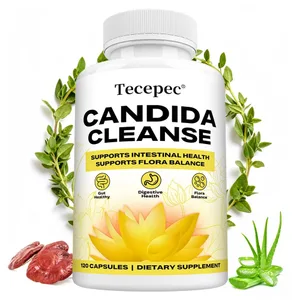 Candida Cleanse Capsules - Intestinal Colon Detox Tarmflorabalance understøtter fordøjelsen Lindre oppustethed Antioxidanttilskud