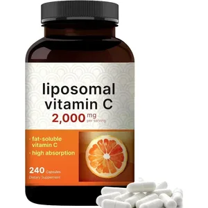 Κάψουλες Liposomal Vitamin C 2 000mg Υποστηρίζει Αντιοξειδωτική Υγεία & Ανοσολογική Λειτουργία Υψηλή Απορρόφηση 240 Κάψουλες