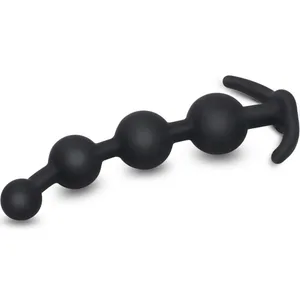 Perles anals de silicona Dilatador de tracció Butt Plug Vaginal Punt G Dildo Masturbador Massatge de pròstata Entrenador d'estimulació de l'anus Joguines sexuals