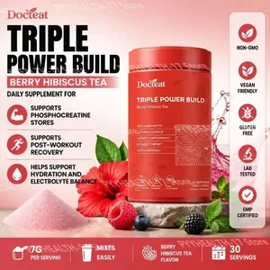 Docteat Triple Power Build Creatine Powder na may Creatine HCL Creatine Monohydrate Electrolyte Hydration Blend 30 Servings