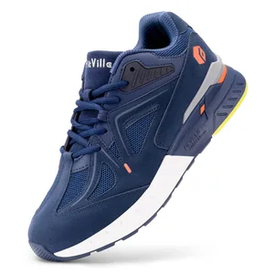 Kasut Berjalan Lelaki FitVille Sneakers Ringan Ekstra Lebar untuk Kaki Rata Gerbang Fit Kasut Lari Tak Licin Pereda Sakit Tumit