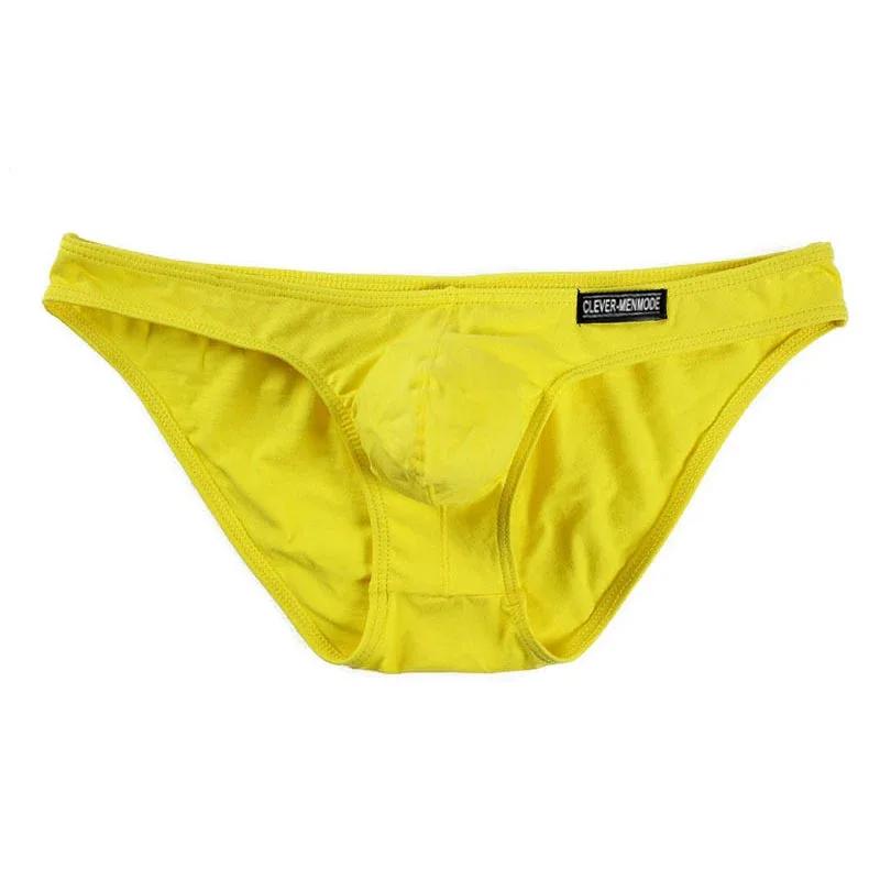 Slips Ultra-fins pour hommes, sous-vêtements Sexy, taille basse, Mini Bikini, sous-vêtements doux, culottes confortables pour la maison