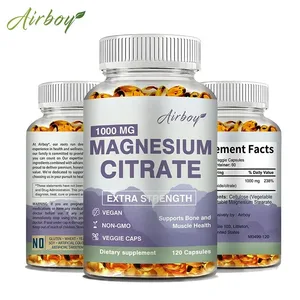Magnesium Citrate - Supplement para sa Stress Relaxation Bone Sleep Kalusugan ng Puso Nerve Muscle at Metabolism