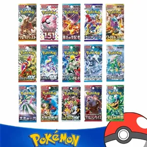 Kad Pokemon Perdagangan Asli Tulen Permainan PTCG Versi Jepun Koleksi Siri Zhu&Ungu Pokok Pelik 151 SV4A Hadiah Kanak-kanak