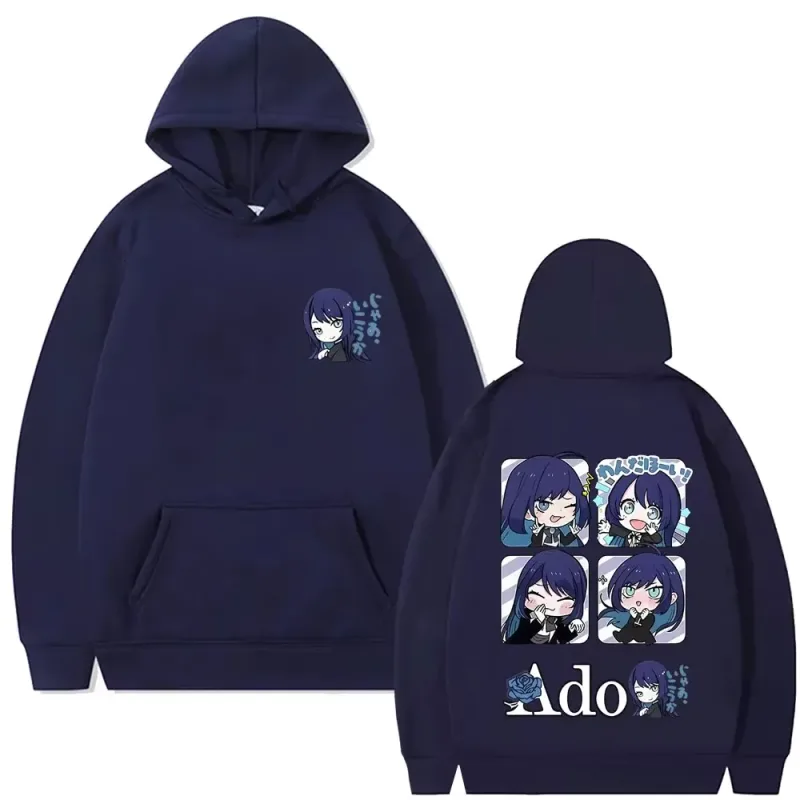 Søde Kawaii Ado tegneserie-stil hættetrøjer Fans Gave Mænds Damer Casual Oversized Sweatshirt Unisex japansk stil Pullover Hættetrøjer