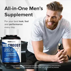 Píndoles d'arginina Suplement de millora masculina Constructor de músculs que millora la libido Resistència 100% pura no transgènica