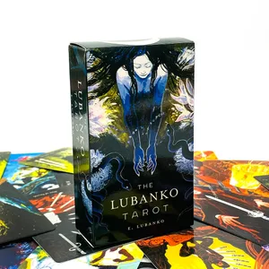 Ang LUBANKO Tarot Deck na Mystical Artwork na Matibay at Portable na Pagninilay at Mga Larong Pang-Party na Perpekto Para sa Espirituwal na Patnubay at Kolektor