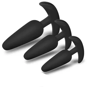 T Shape אנאלי תקע 3 גדלים רך סיליקון Butt Plug Stimulator אנאלי צעצועי מין לעיסוי ערמונית דילדו לנשים גברים צעצועי מין למבוגרים