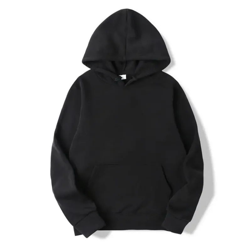 일반 승화 양털 후드 대량 도매 풀오버 남성 후드 티셔츠 남성용 저렴한 솔리드 까마귀 Sudaderas Para Hombre