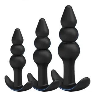 Silikon Dildo Analplugger Butt Plug Stopper Dilator Prostata Massasjeapparat Vaginal Stimulator Voksen Sexleketøy for menn/kvinner Trener
