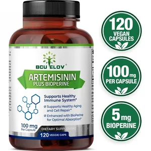 Αρτεμισινίνη 100 mg υψηλής απορρόφησης μεγιστοποιεί την απορρόφηση θρεπτικών συστατικών Υποστηρίζει την κυτταρική επισκευή και την ενίσχυση του ανοσοποιητικού 120 κάψουλες