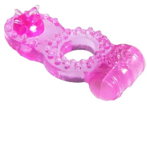 Triple Couples Dual Pleasure delay Ring Vibrating Ring clit stimulator mas mahabang erections matinding ejaculations Mga Laruan ng Sex para sa lalaki
