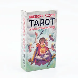 Gregory Scott Tarot 78-Card Deck Επιτραπέζια Κάρτες Ομαδικών Παιχνιδιών για Πάρτυ Precognition & Divinatio Oracle Set 11,1*6,1cm