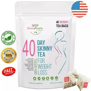 Suplemento natural para bajar de peso, desintoxicación a base de hierbas, 40 días, sin cafeína, alimentos saludables, vitaminas y suplementos, sin OGM