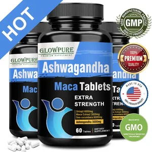 Potente mezcla de vitaminas a base de hierbas y marinas para hombres, suplemento energético para mejorar la vitalidad masculina y el bienestar general