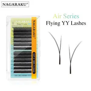 Flying YY Fox Eye Lashes Y Shape szempilla hosszabbítók Puha természetes előre elkészített Volume Fans Bundle Eyelashes Smink