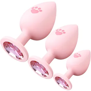 3 størrelser myk silikon anal plugg mini butt plug erotisk sexleketøy for menn kvinner homofile par voksen anal prostata stimulator dildo