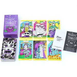 España The Magic Tarot Cards in Spanish Version Board Game Divination Deck for Beginners Oracle Cards Tarot Deck Family Party