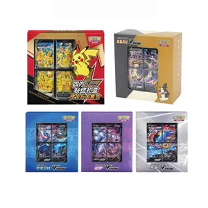 Dalam Stok Asli 100% Pokemon Ptcg Kad Kuartet Gandingan V-Union Kotak Hadiah Pikachu Big Gather Moru Baker Mew-Two Ptcg