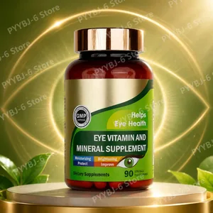 Lutein-Augenvitamine-Kapseln mit Zeaxanthin-Zink. Tägliche Nahrungsergänzung für die Augen. Unterstützung der Augengesundheit für Erwachsene. Flasche mit 90 Stück