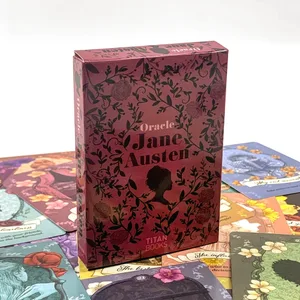 New Jane Austen Oracle Cards 40pcs Vibrant Illustrations Oracle Deck Unique Mystic Designs Perfect For Divination & Gift Giving