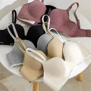 Bielizna damska mała klatka piersiowa seksowna bielizna Push Up biustonosz bezszwowy dla kobiet wygodny biustonosz na co dzień gruby Bralette 32-38AB