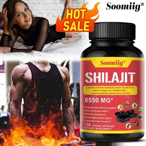 Càpsules pures de Shilajit de l'Himàlaia: suporta l'envelliment saludable d'ossos i articulacions millora la resistència energètica i la recuperació muscular