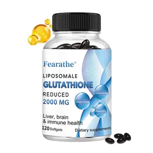 Liposomale glutathion-softgels met hyaluronzuur Resveratrol Antioxidanten Detox Supplement voor hersengezondheid en immuunsysteem