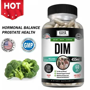 DIM カプセル - 男性と女性のための DIM サプリメント |ホルモンバランスを整えるハーブサプリメント 更年期障害と前立腺