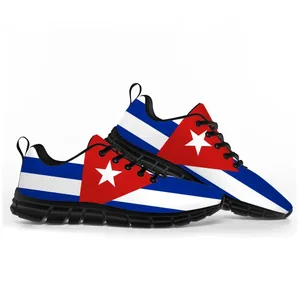 Спортивне взуття з прапором Куби. Чоловічі жіночі кросівки Cuba Casual Custom High Quality, парне взуття