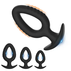 3 גדלים פקק אנאלי רך סיליקון דילדו אנאלי מרחיב צעצועי מין לנשים מרחיב תחת פקק ממריץ ארוטי זכר לעיסוי ערמונית