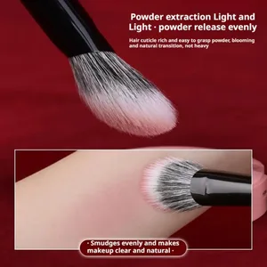 Inclinação blush escova em pó blush creme líquido blush pincéis de maquiagem plana pequena precisa blush escova ferramentas de maquiagem